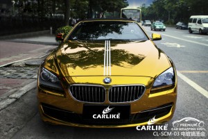 CARLIKE卡莱克电镀镜面金汽车改色膜