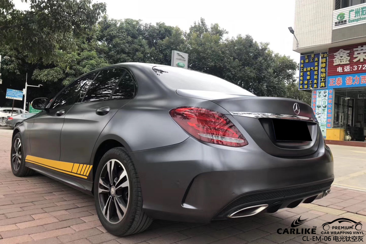 CARLIKE卡莱克™CL-EM-06奔驰金属电光钛空灰汽车改色膜