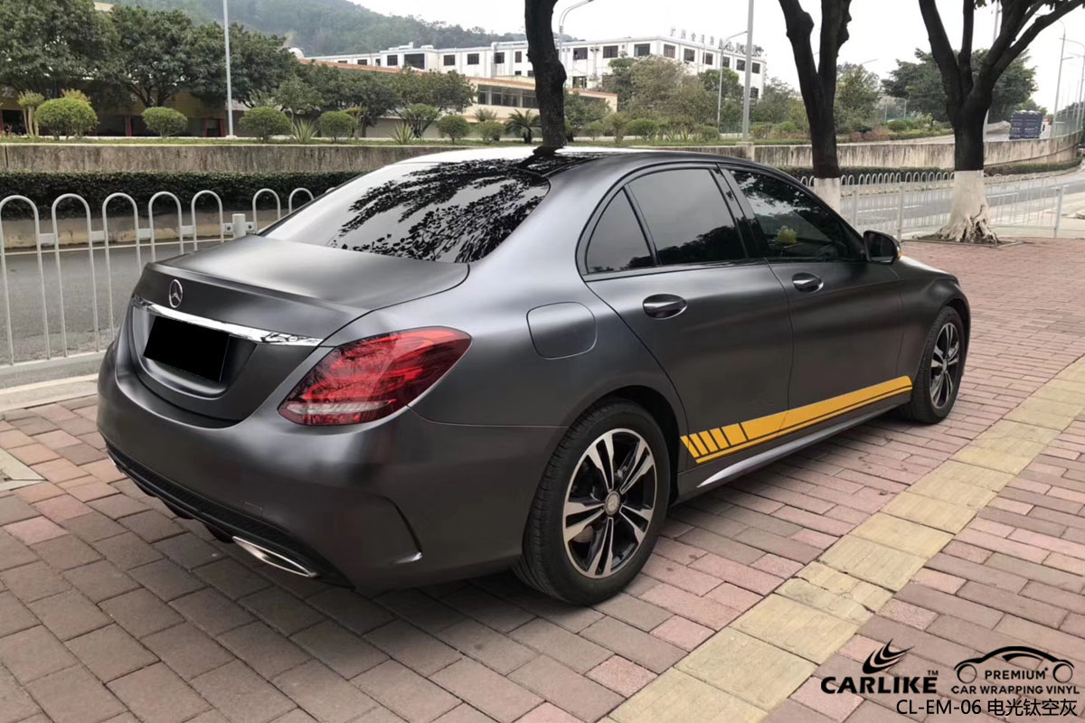 CARLIKE卡莱克™CL-EM-06奔驰金属电光钛空灰汽车改色膜