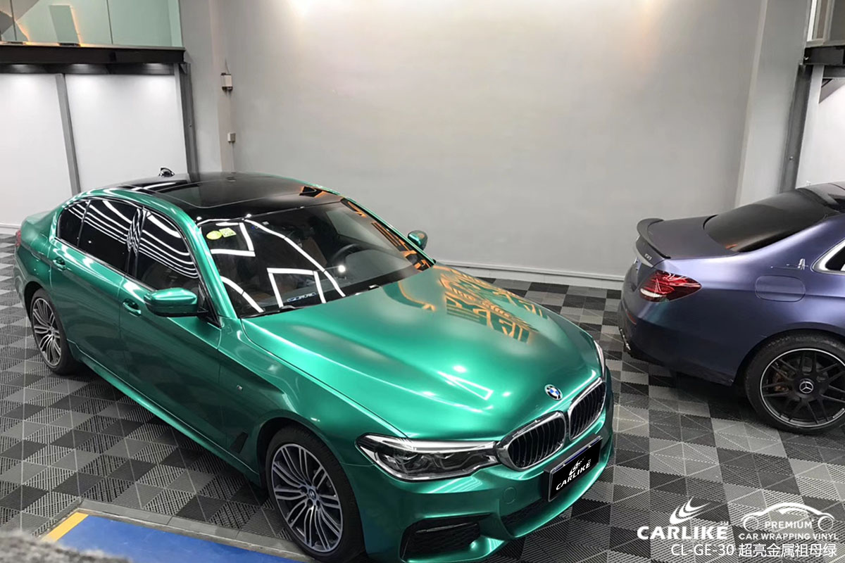 CARLIKE卡莱克™CL-GE-30宝马超亮金属祖母绿全车身改色贴膜