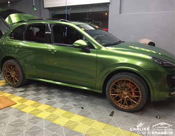 CARLIKE卡莱克™CL-GE-31保时捷超亮金属曼巴绿车身改色膜