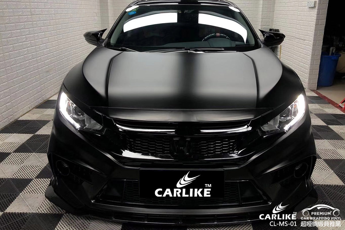 CARLIKE卡莱克™CL-MS-01领克超哑绸缎雅黑车身改色