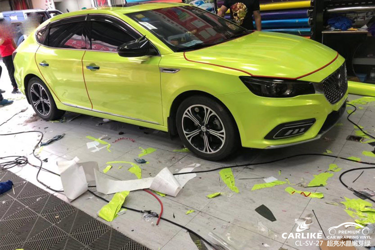 CARLIKE卡莱克™CL-SV-27保时捷超亮水晶嫩芽绿汽车改色