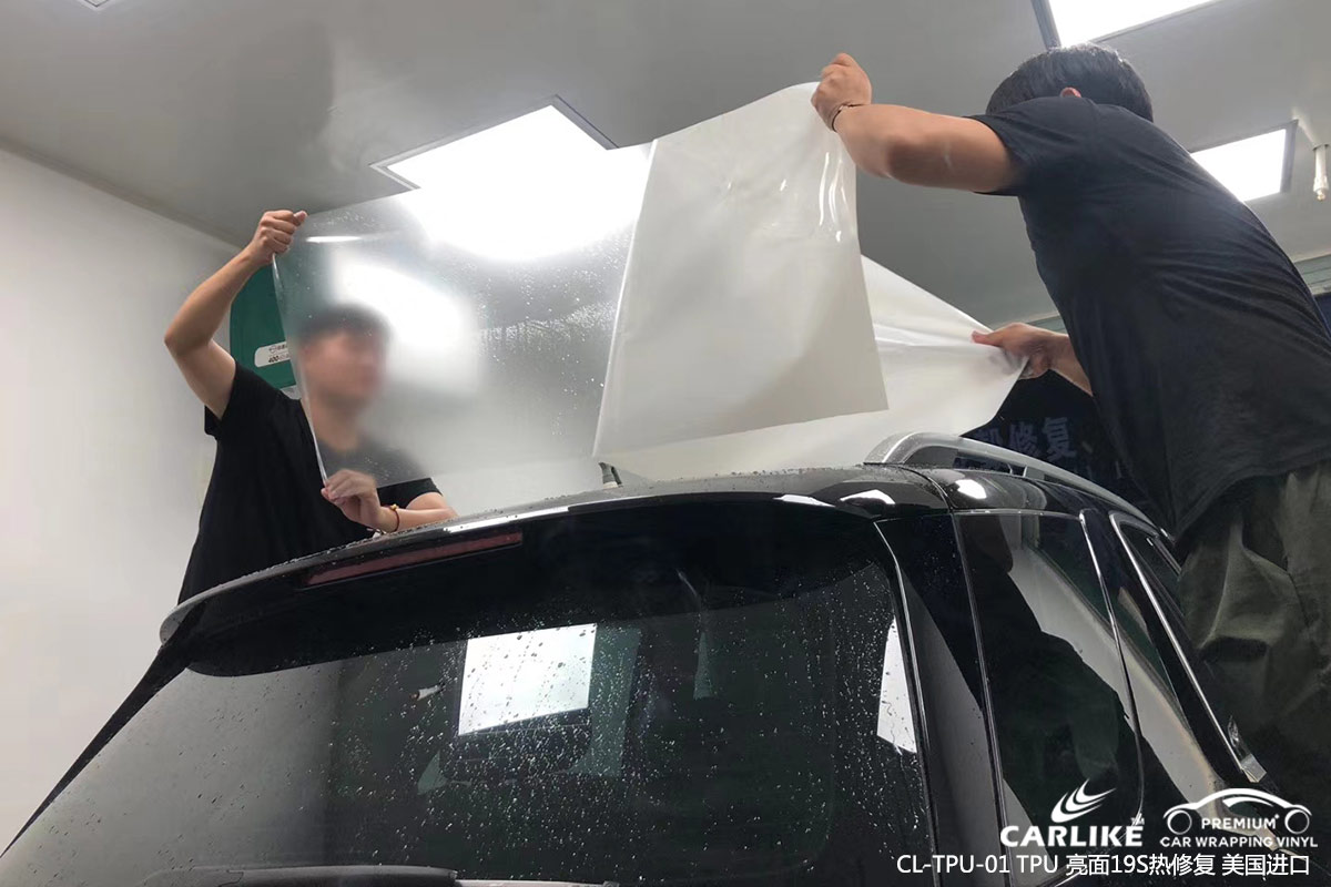 CARLIKE卡莱克™CL-TPU-01奔驰车身漆面保护膜TPU隐形车衣商丘贴膜效果图