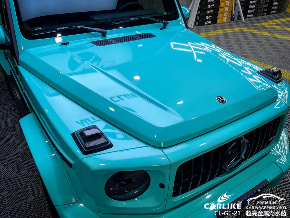 CARLIKE卡莱克™CL-GE-21JEEP超亮金属湖水蓝汽车改色