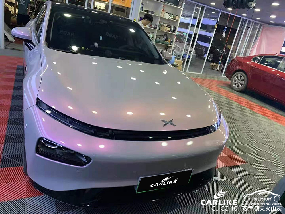 CARLIKE卡莱克™CL-CC-10小鹏P7双色糖果火山灰全车贴膜