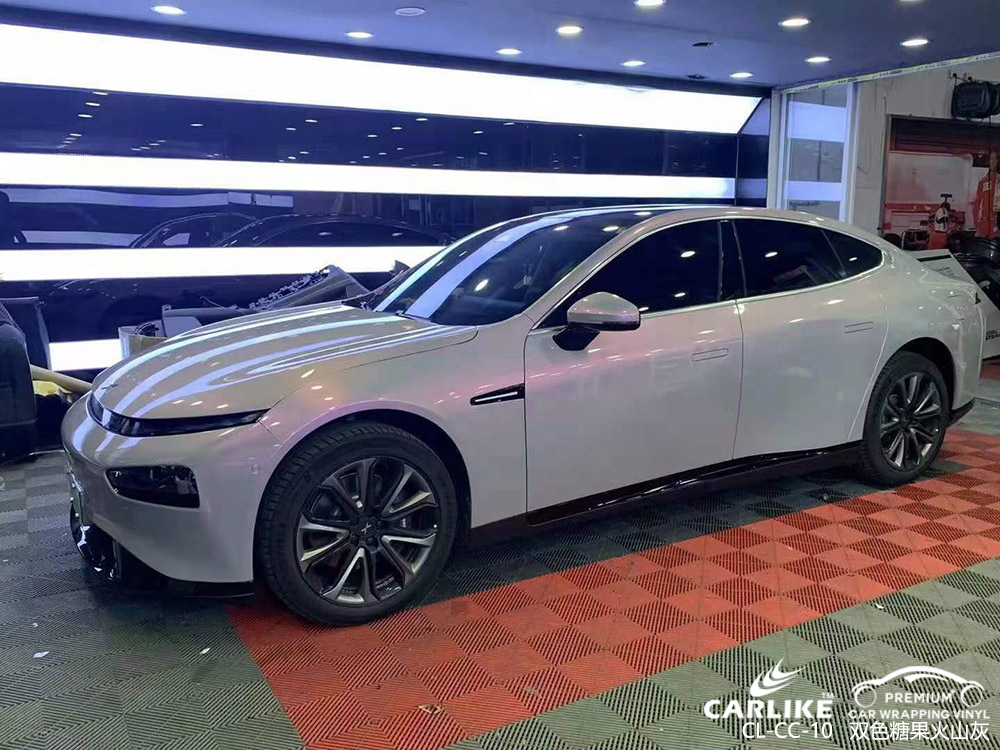 CARLIKE卡莱克™CL-CC-10小鹏P7双色糖果火山灰全车贴膜