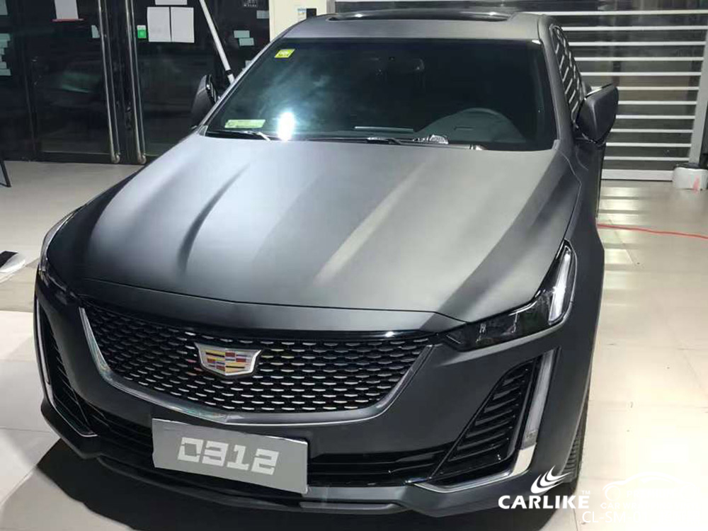 CARLIKE卡莱克™CL-SM-01凯迪拉克超哑黑全车施工