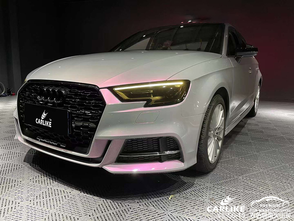 CARLIKE卡莱克™CL-CC-10奥迪双色糖果火山灰白全车改色