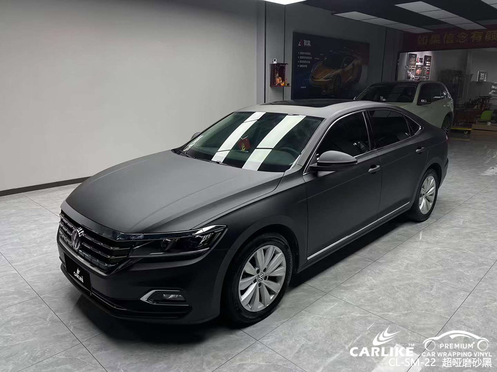 CARLIKE卡莱克™CL-SM-22大众超哑磨砂黑全车改色