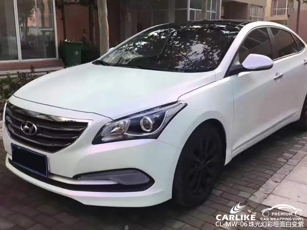 CARLIKE卡莱克™CL-MW-06别克珠光幻彩哑面白变紫全车改色