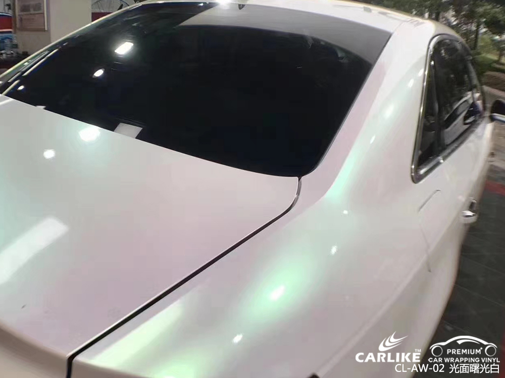 CARLIKE卡莱克™CL-AW-02保时捷光面曙光白汽车贴膜